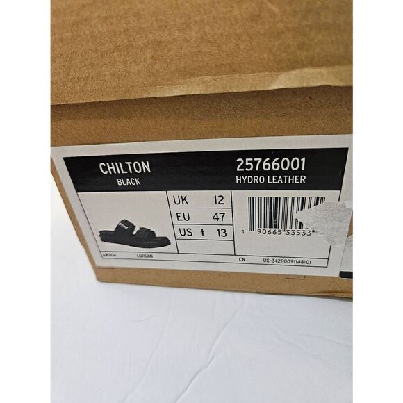 Dr. Martens Chilton black hydro leather sandals.  Size 13. main image 5